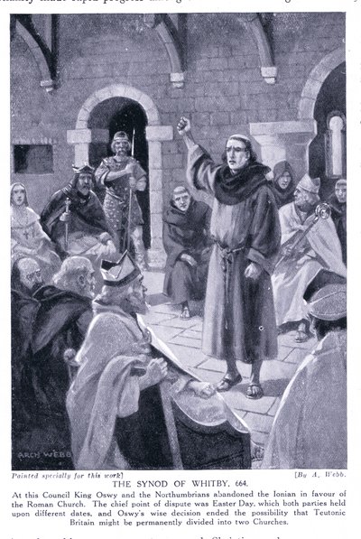 The Synod of Whitby AD664 by Archibald Webb